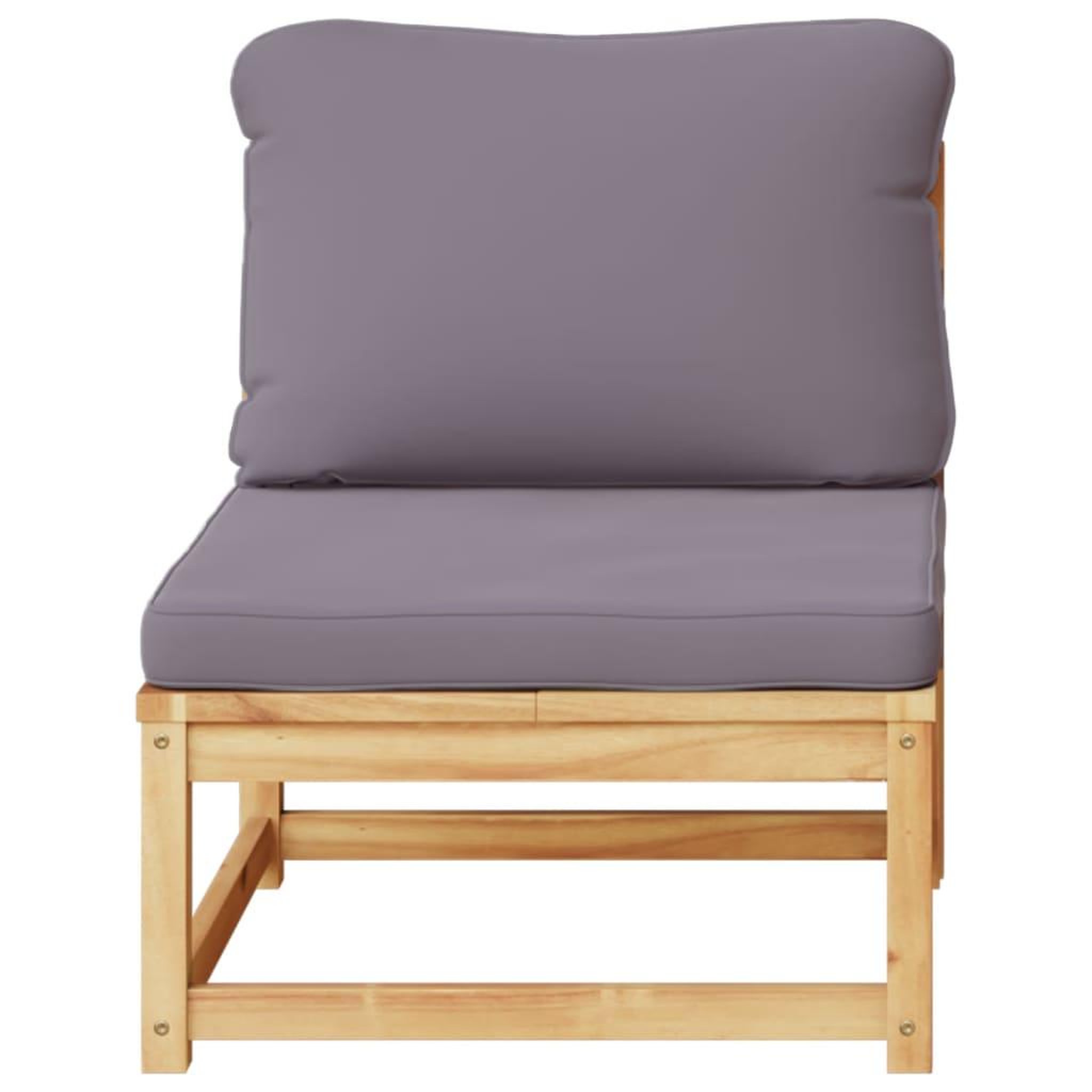 Voir la diapositive 4 : VIDAXL Salon de jardin avec coussins bois massif d'acacia