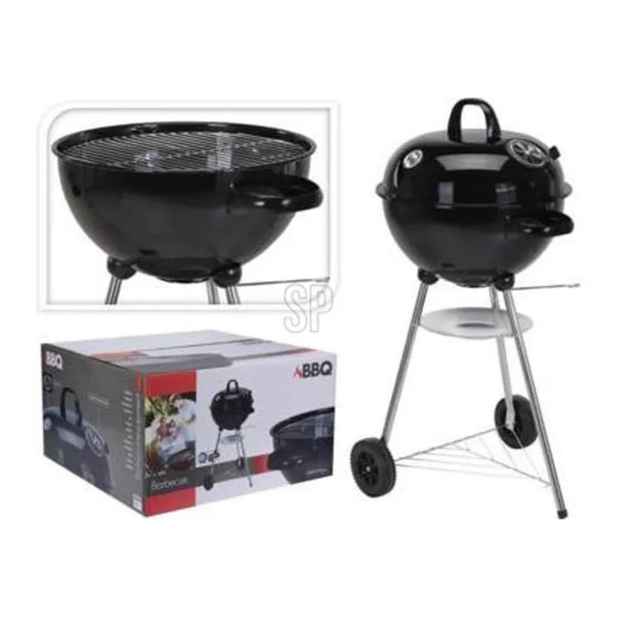 ProGarden ProGarden Barbecue forme de boule noir