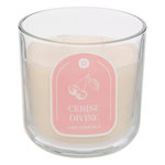 ATMOSPHERA Bougie Parfumée en Verre  Floa  350g Cerise