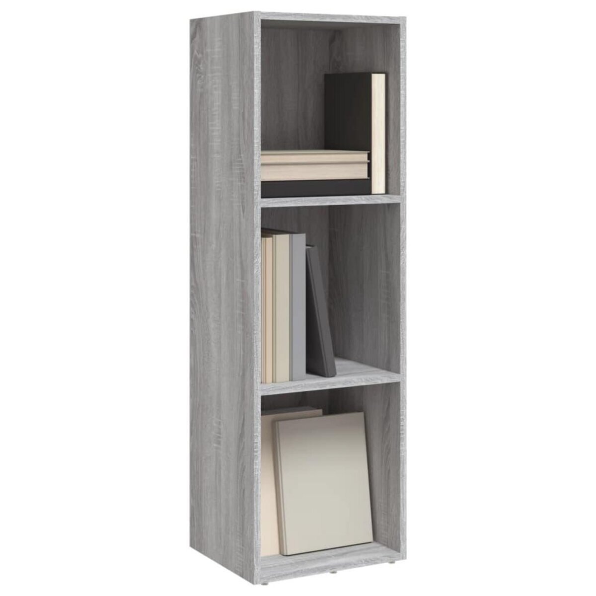 VIDAXL Bibliotheque/Meuble TV sonoma gris 36x30x114 cm bois ingenierie