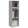 Voir la diapositive 3 : VIDAXL Bibliotheque/Meuble TV sonoma gris 36x30x114 cm bois ingenierie