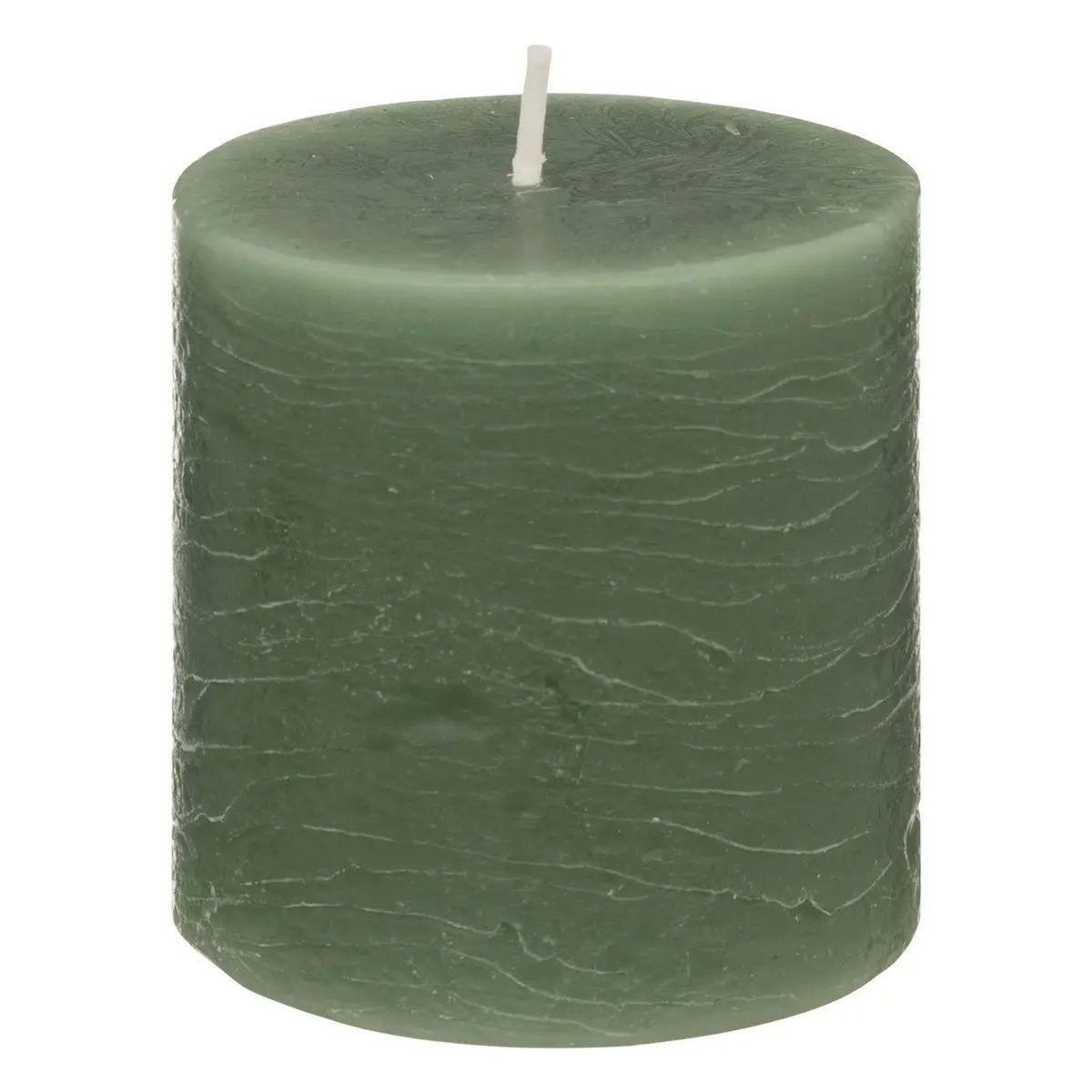 COMPTOIR DE LA BOUGIE Bougie Ronde  Rustic  7cm Vert Eucalyptus