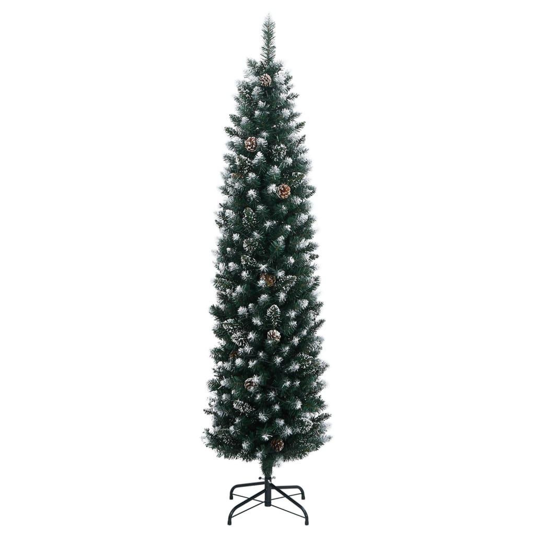 Voir la diapositive 2 : VIDAXL Sapin de Noël artificiel mince 300 LED 180 cm