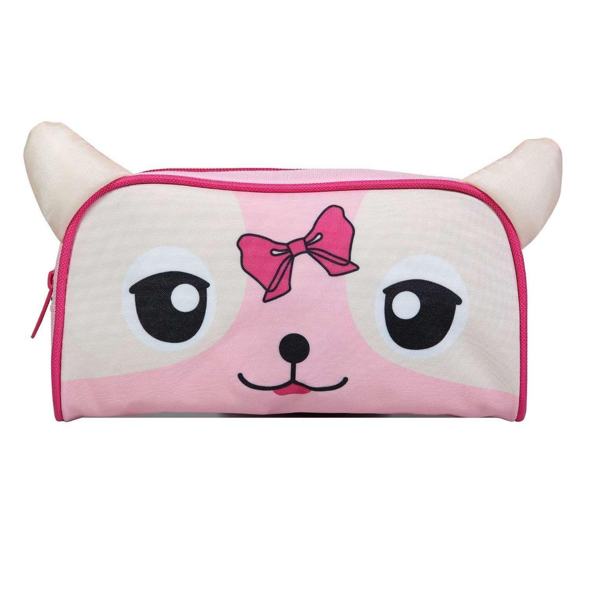 Bagtrotter BAGTROTTER Trousse scolaire rectangulaire Kids Rose Chiot