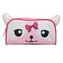 Voir la diapositive 1 : Bagtrotter BAGTROTTER Trousse scolaire rectangulaire Kids Rose Chiot