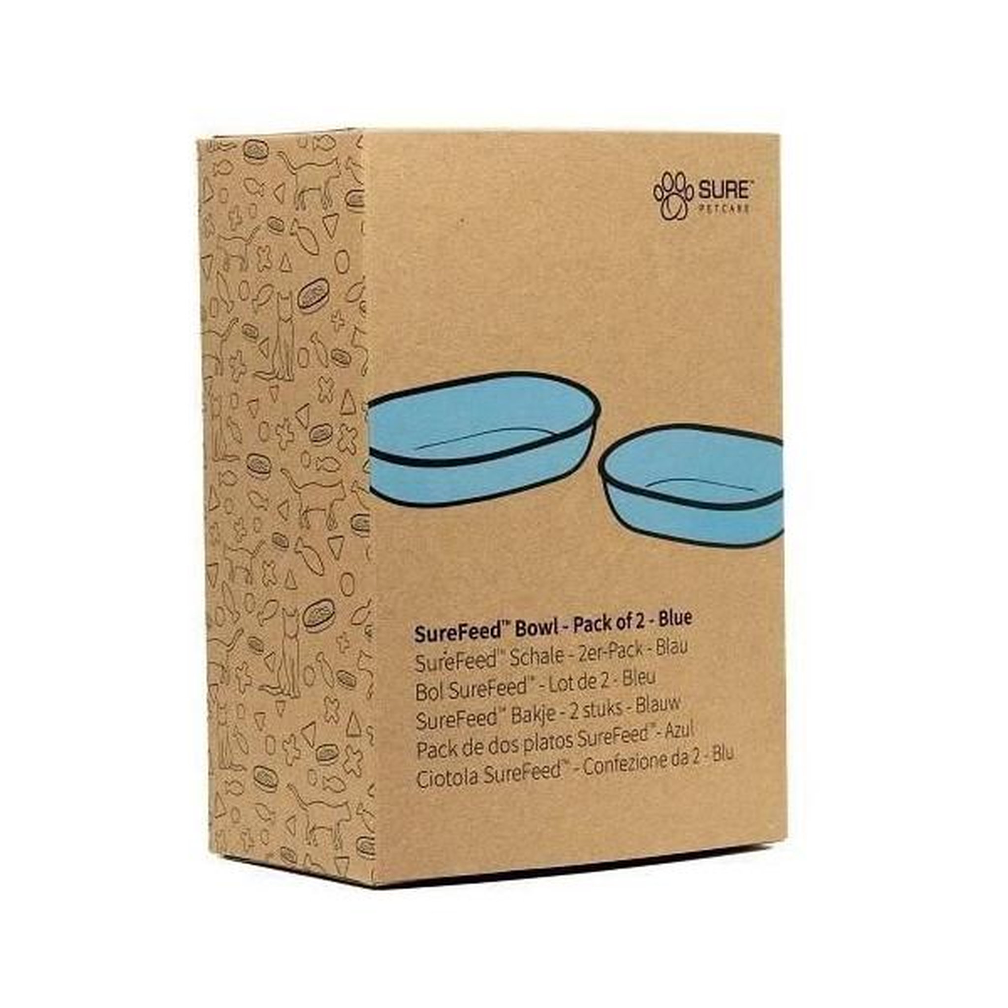 Voir la diapositive 2 : Pet Safe SUREFEED Bol simple - Lot de 2 (bleu)