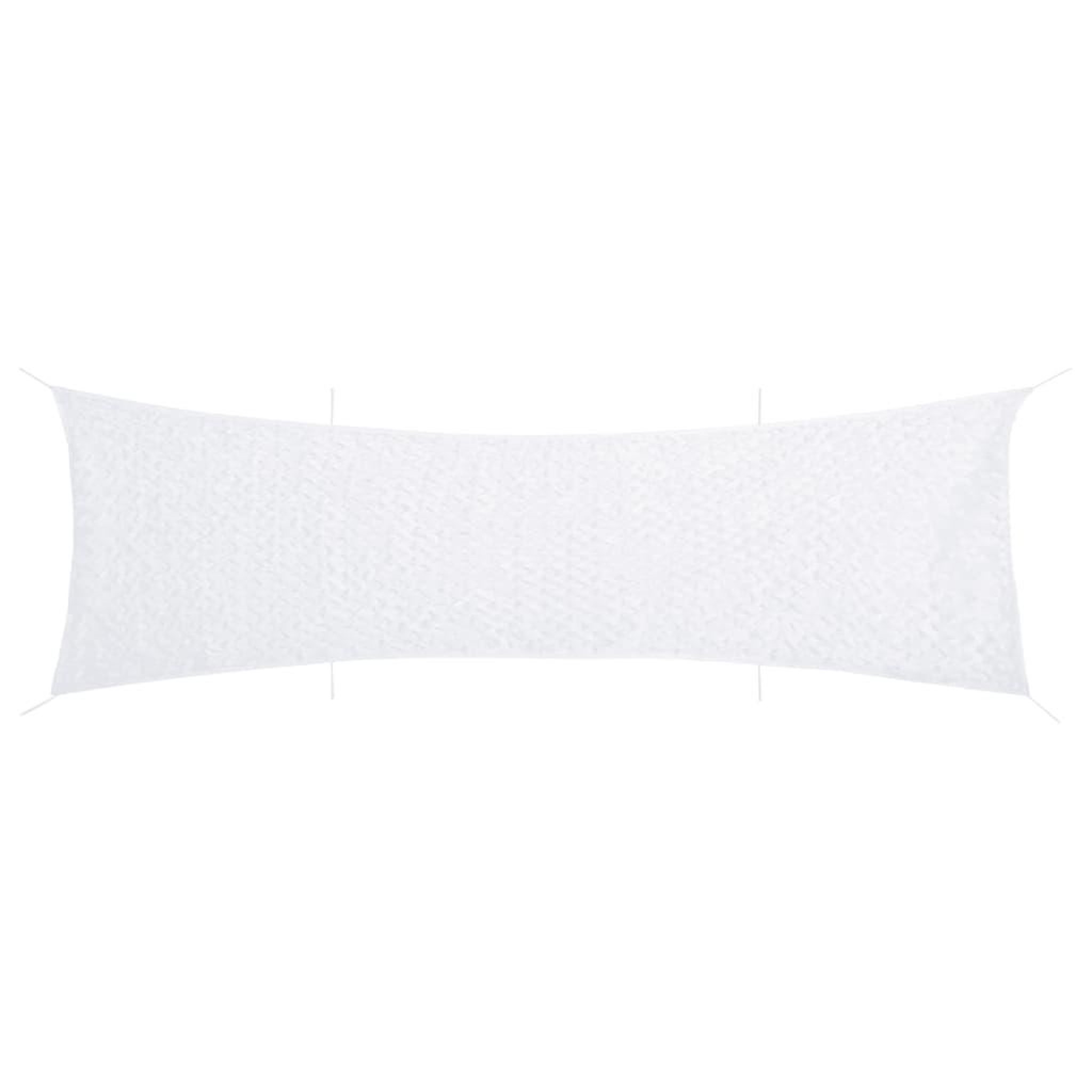 VIDAXL Filet de camouflage avec sac de rangement 706x140 cm blanc