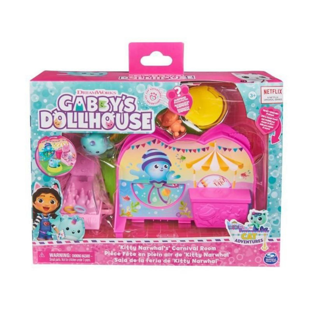 Spin Master Playset Deluxe Le Carnaval - Gabby et la Maison Magique - 1 figurine + accessoires