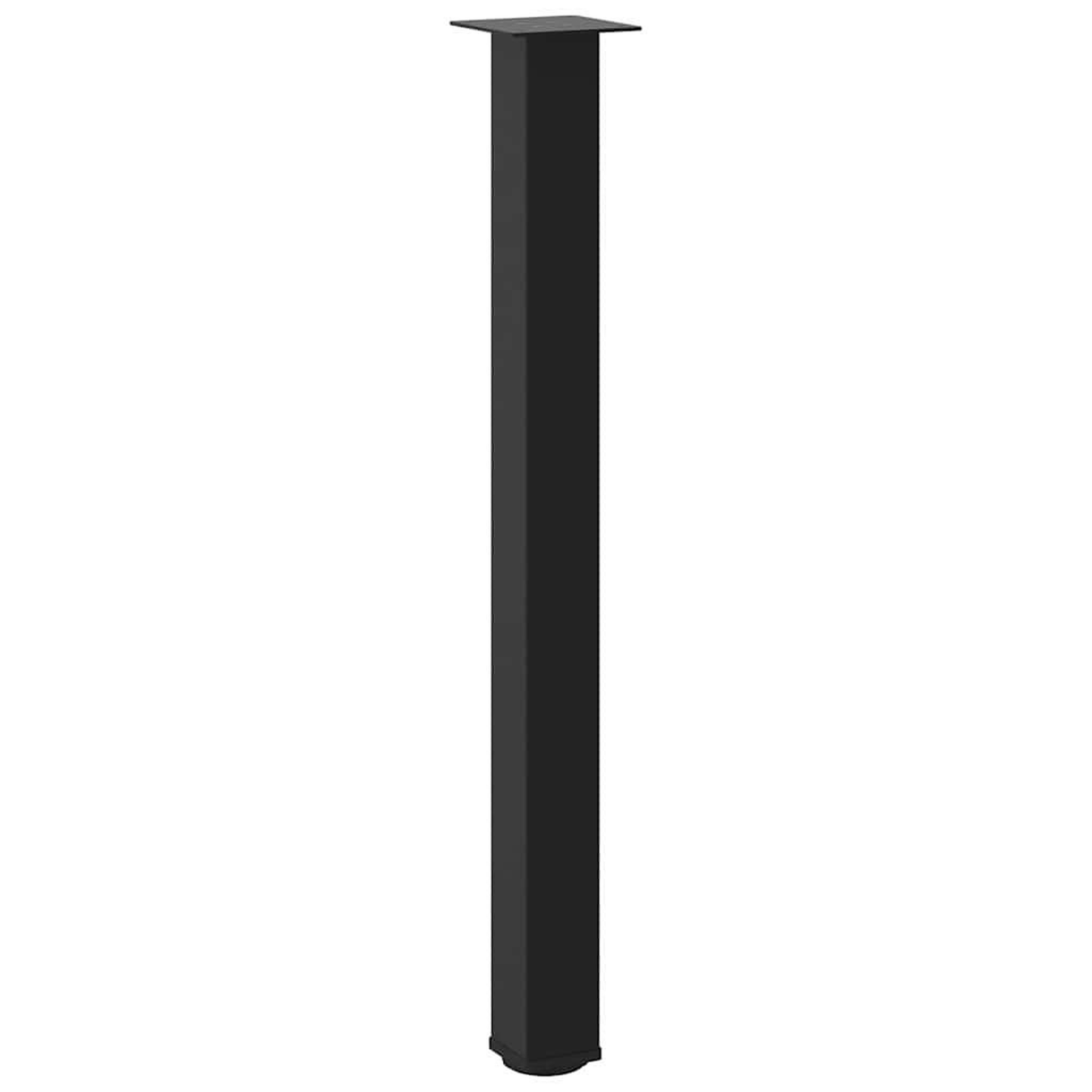 Voir la diapositive 4 : VIDAXL Pieds de table basse 4 pcs noir 90-92 cm acier