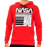 NASA Sweat à capuche  Homme Nasa 59H. Coloris disponibles : Rouge