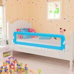 VIDAXL Barriere de securite de lit d'enfant Bleu 120x42 cm Polyester