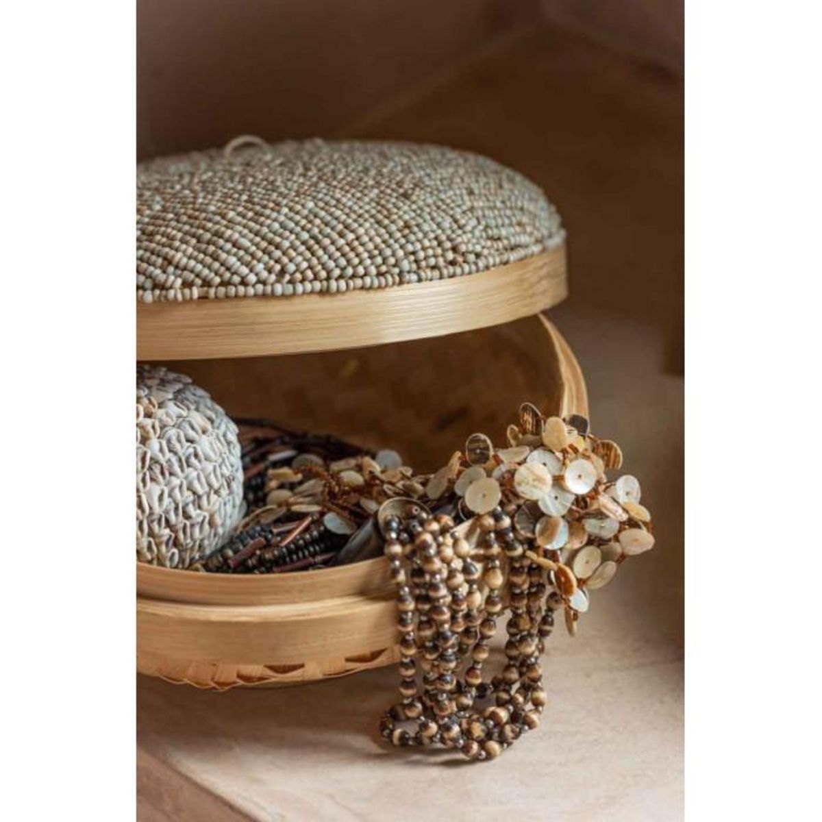 Paris Prix Lot de 2 Coupelles Déco  Elia  26cm Naturel