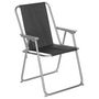 Voir la diapositive 2 : Cote detente Lot de 6 Chaises de Camping Pliantes  Grecia  74cm Noir