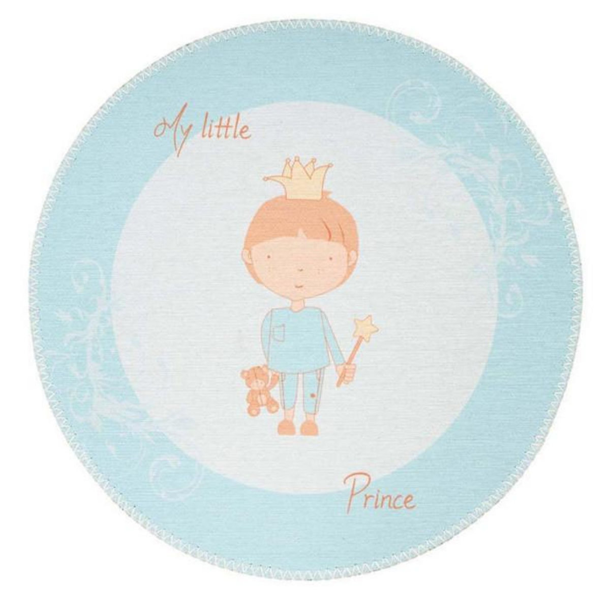 Paris Prix Tapis Rond Enfant Imprimé  Bambini V  160cm Menthe