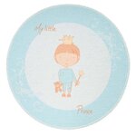 Paris Prix Tapis Rond Enfant Imprimé  Bambini V  160cm Menthe