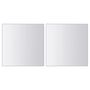 Voir la diapositive 4 : VIDAXL Carreaux de miroir 48 pcs Carre Verre