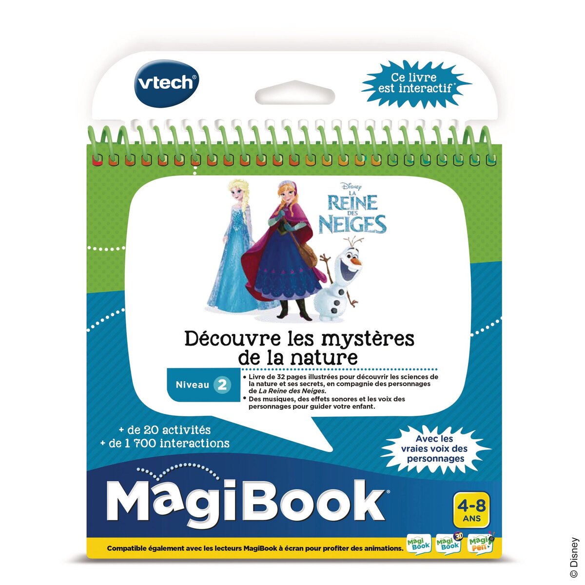 VTECH Livre La Reine des Neiges 2 D couvre les myst res de la