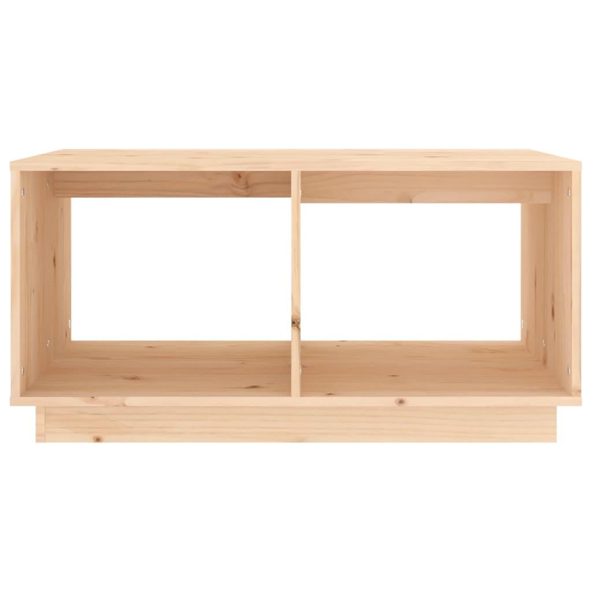 Voir la diapositive 5 : VIDAXL Table basse 80x50x40 cm Bois massif de pin