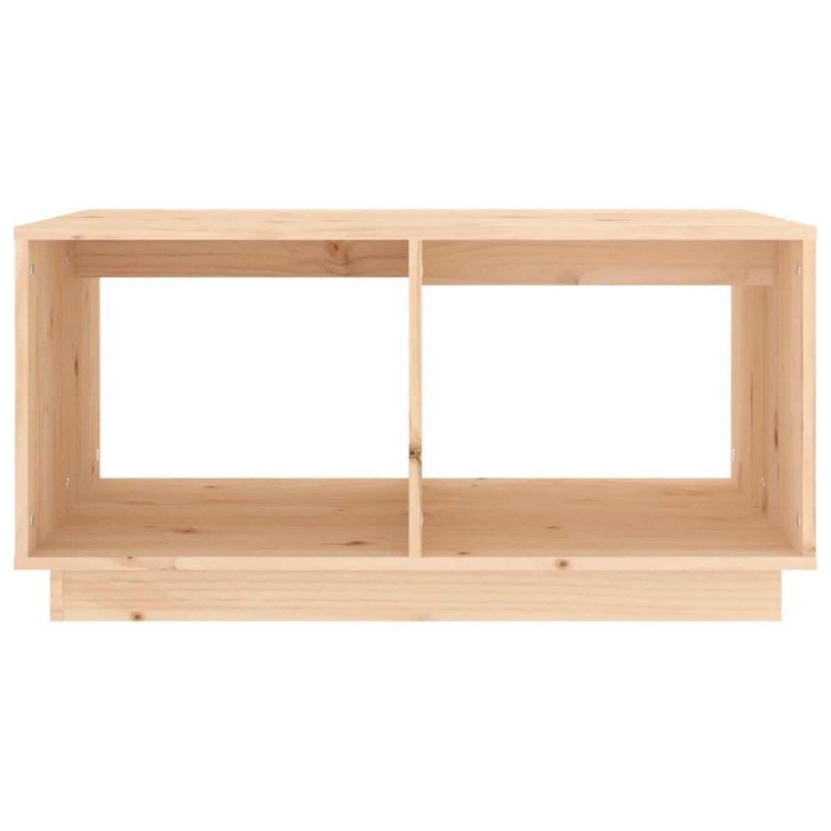 VIDAXL Table basse 80x50x40 cm Bois massif de pin