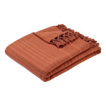 ATMOSPHERA Jeté de Lit  Anjali  230x250cm Terracotta