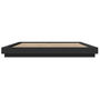 Voir la diapositive 5 : VIDAXL Cadre de lit avec lumieres LED sans matelas noir 200x200 cm
