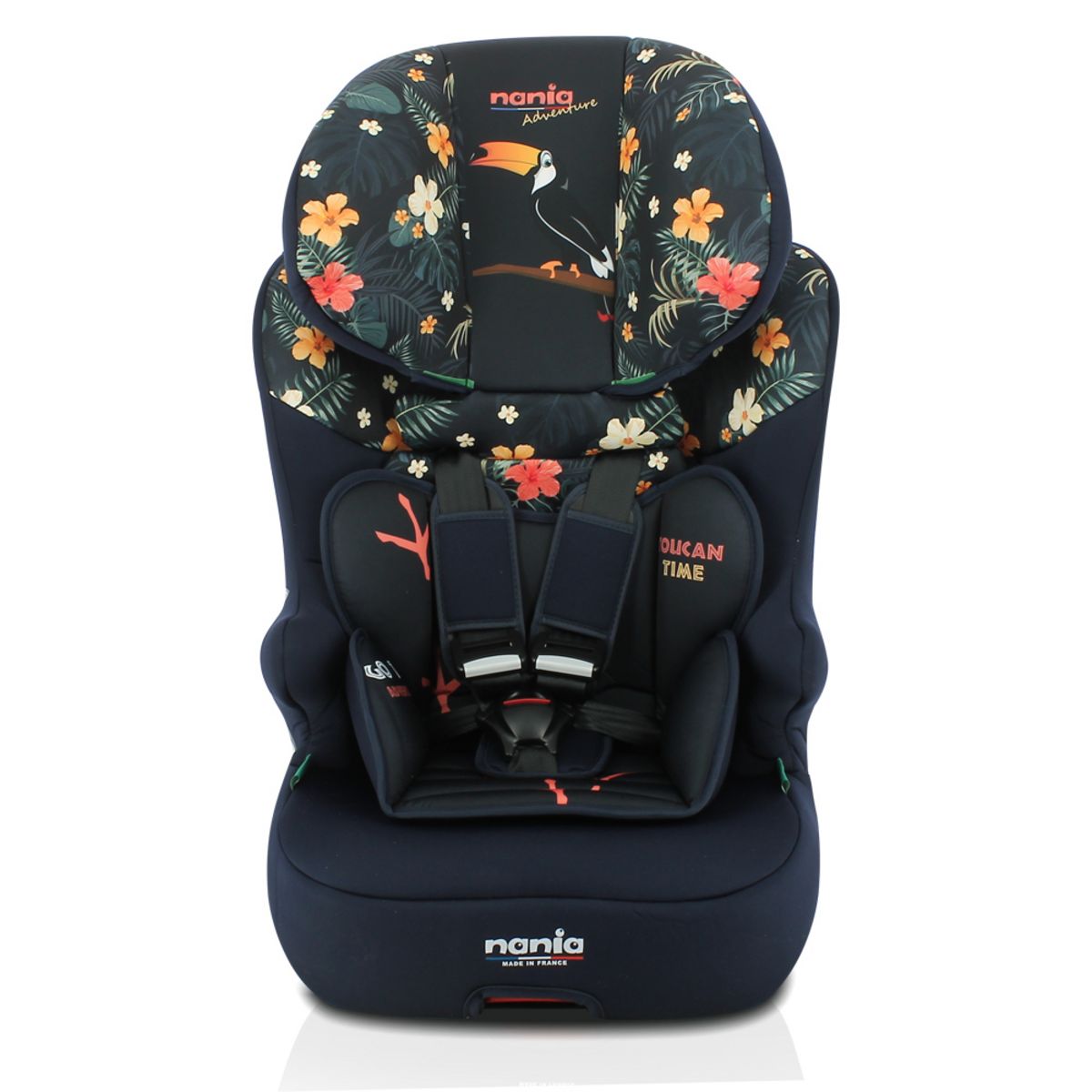 NANIA Siège auto fixations isofix RACE I FIX R129 i-Size 76-140 cm