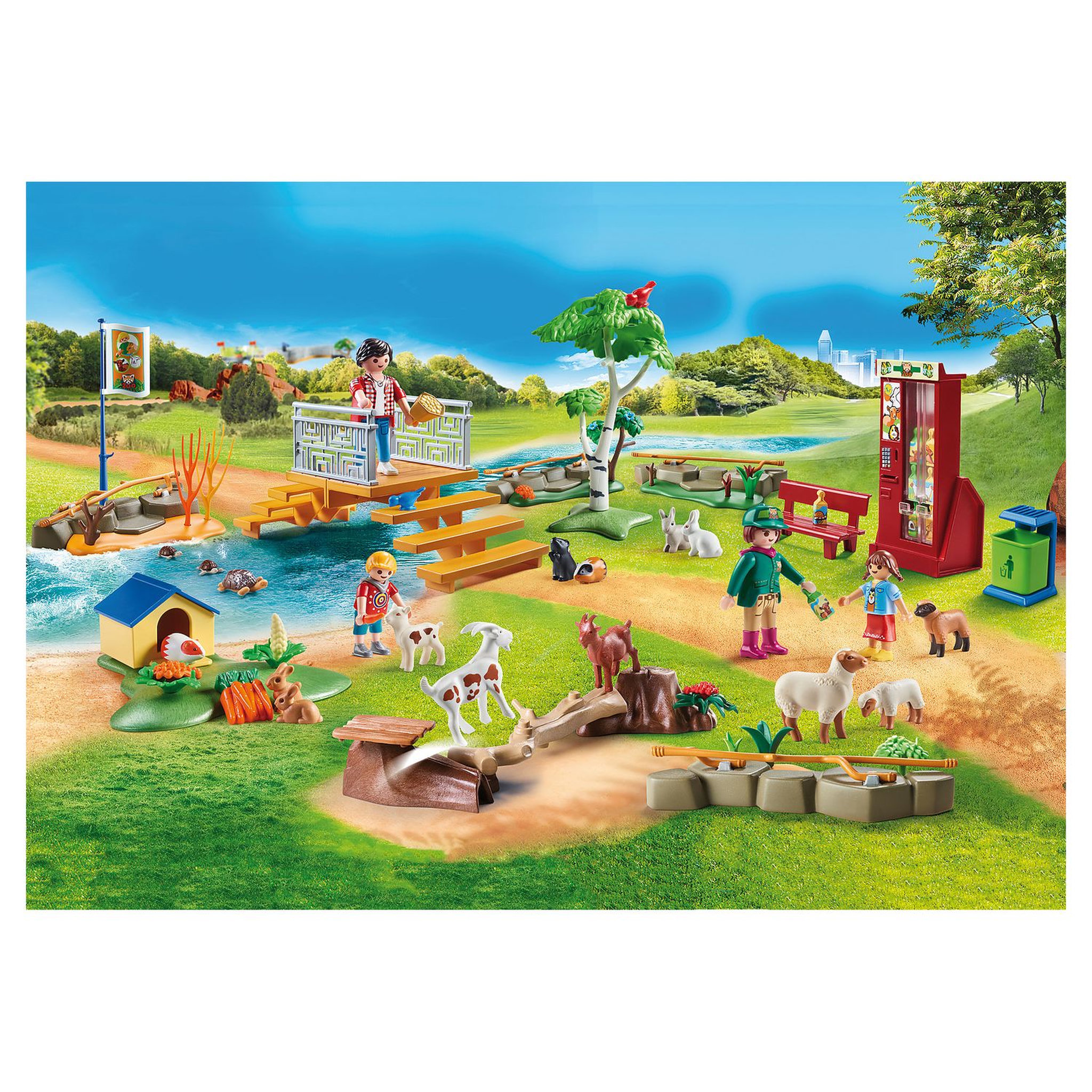 Voir la diapositive 5 : PLAYMOBIL 70342 - Family Fun - Jardin Animalier