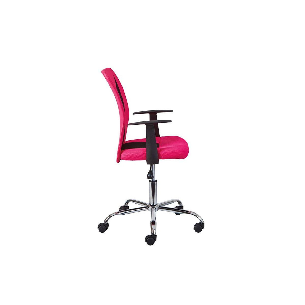 Paris Prix Fauteuil de Bureau  Gaspard  89-99cm Rose & Noir