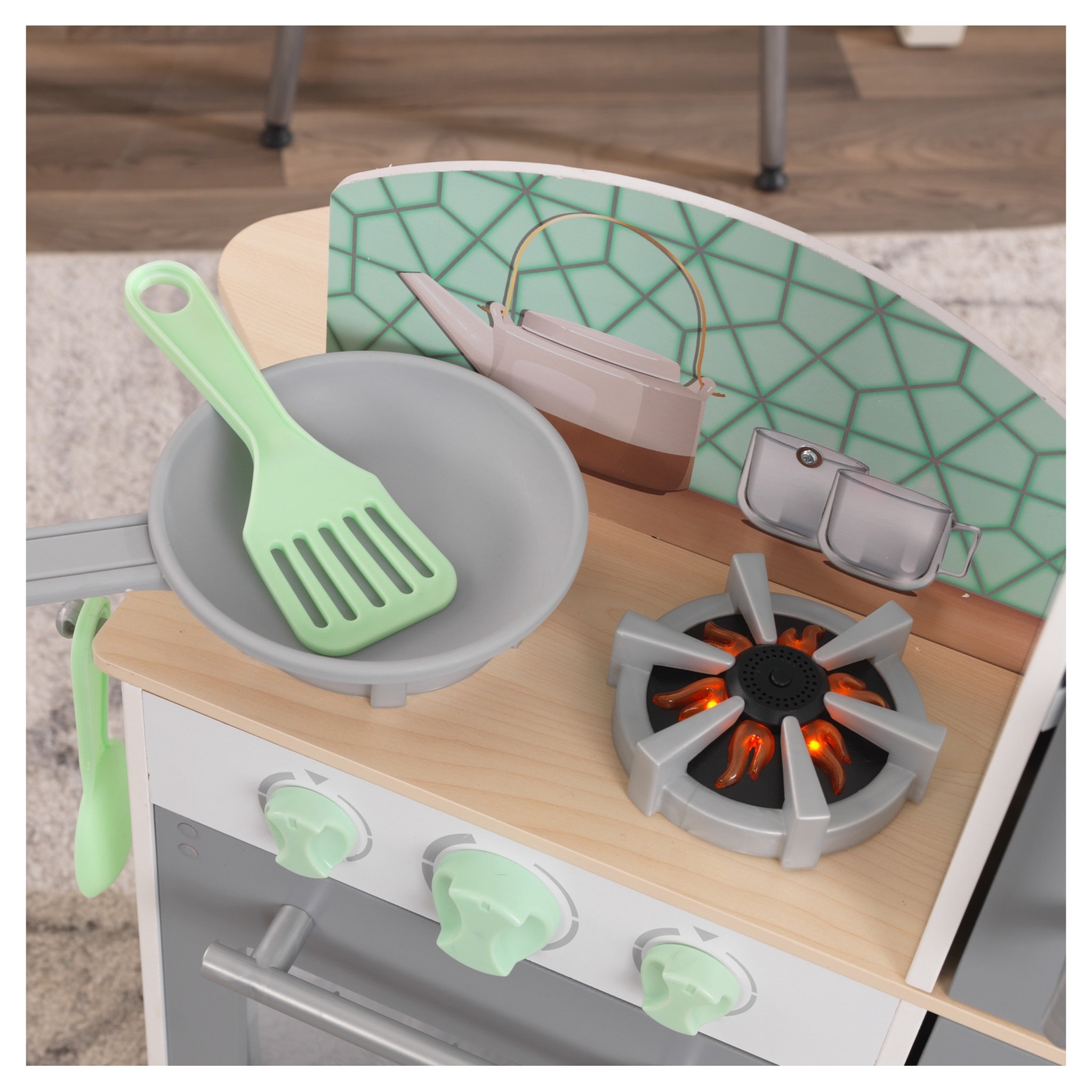 Voir la diapositive 5 : Kidkraft Cuisine buanderie 2 en 1