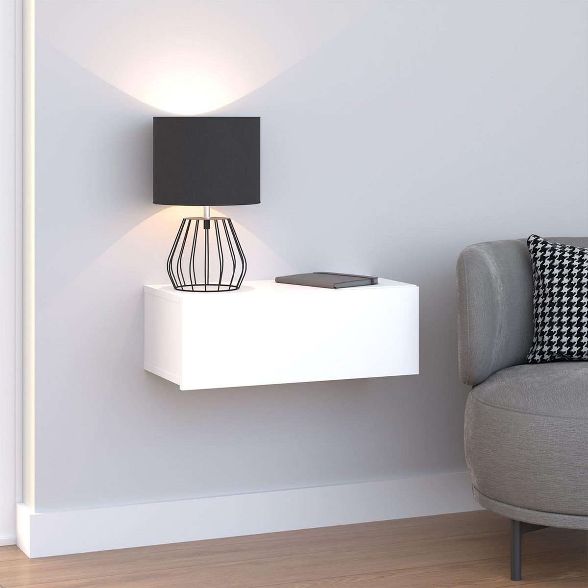 IDIMEX Tiroir suspendu THALA, en bois