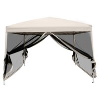 OUTSUNNY Tonnelle barnum pliant pop-up 6L x 3l x 2,5H m 6 parois