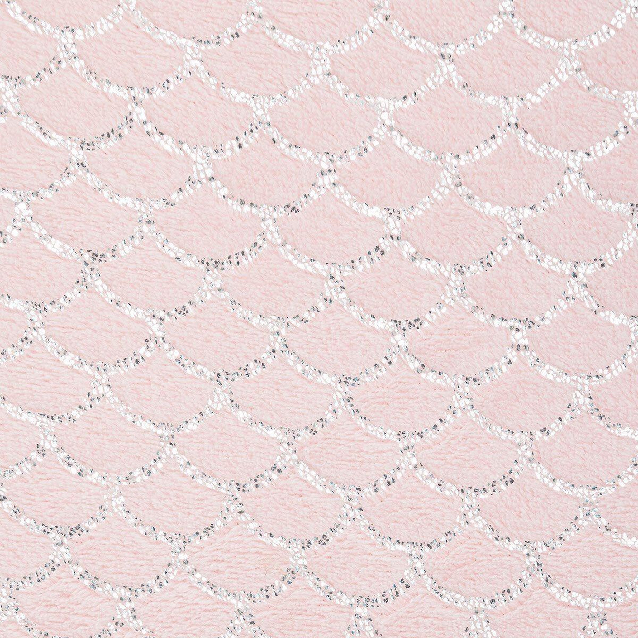 Voir la diapositive 2 : Atmosphera Kids Plaid Flanelle Enfant  Sirène  65x130cm Rose