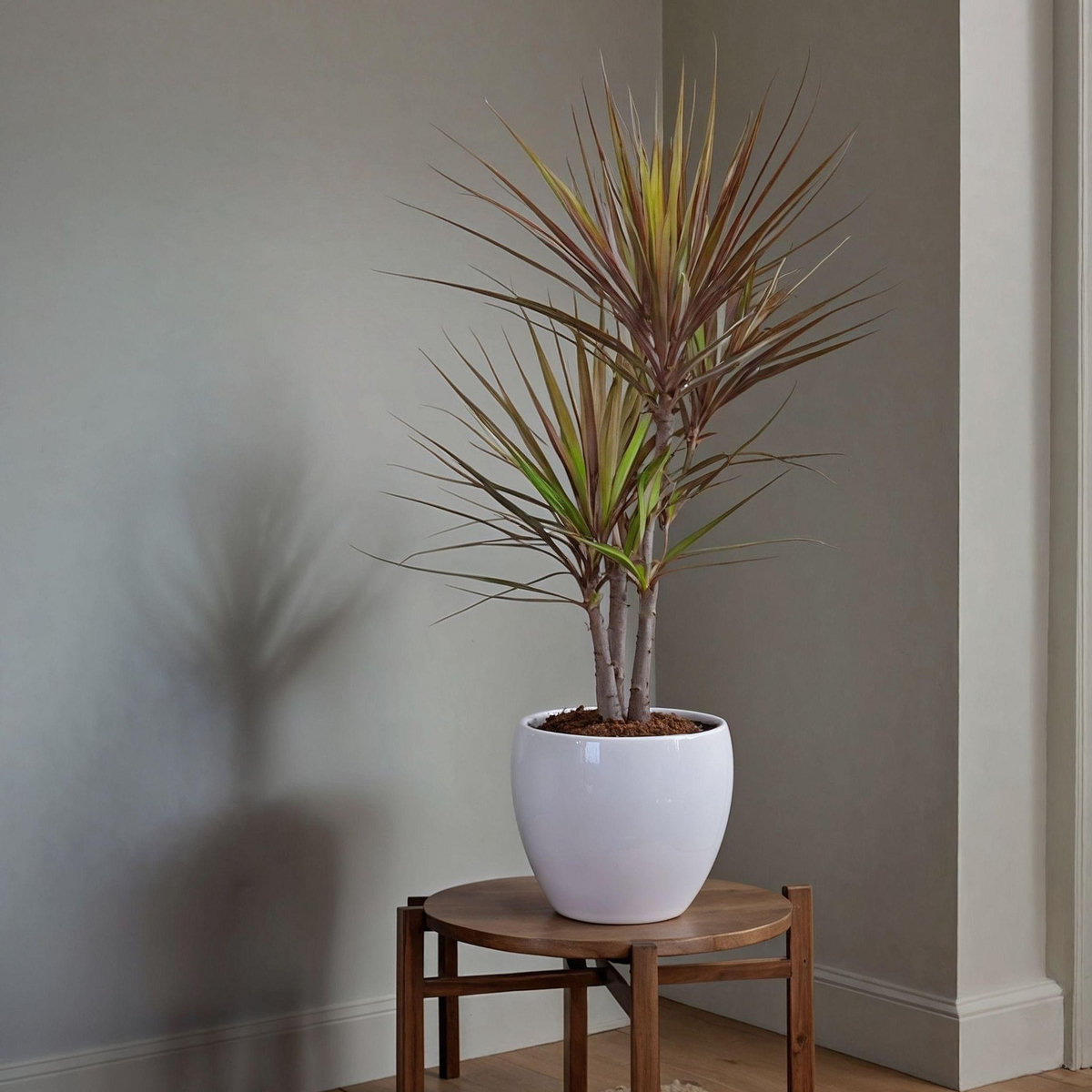 PLANT IN A BOX Dragonnier - Set de 2 - Dracaena marginata 'Magenta' - Hauteur 70-80cm - ⌀17cm