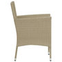 Voir la diapositive 4 : VIDAXL Chaises manger de jardin lot de 2 Resine tressee Beige