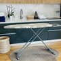 Kitchen move Table à repasser WILD Taupe Acier 130x47cm