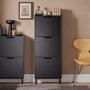Voir la diapositive 2 : SOBUY SoBuy - Meuble À Chaussures 3 portes - Minimaliste - FSR151-H