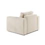 Voir la diapositive 3 : BEST MOBILIER Topaze - fauteuil - en velours texturé