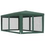 Voir la diapositive 5 : VIDAXL Tente de fete avec 4 parois laterales en maille Vert 3x6 m PEHD