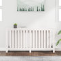 Voir la diapositive 3 : VIDAXL Cache-radiateur Blanc 169x19x84 cm Bois massif de pin