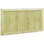 Voir la diapositive 4 : VIDAXL Portillons de jardin 2 pcs Bois de pin impregne 300x75 cm