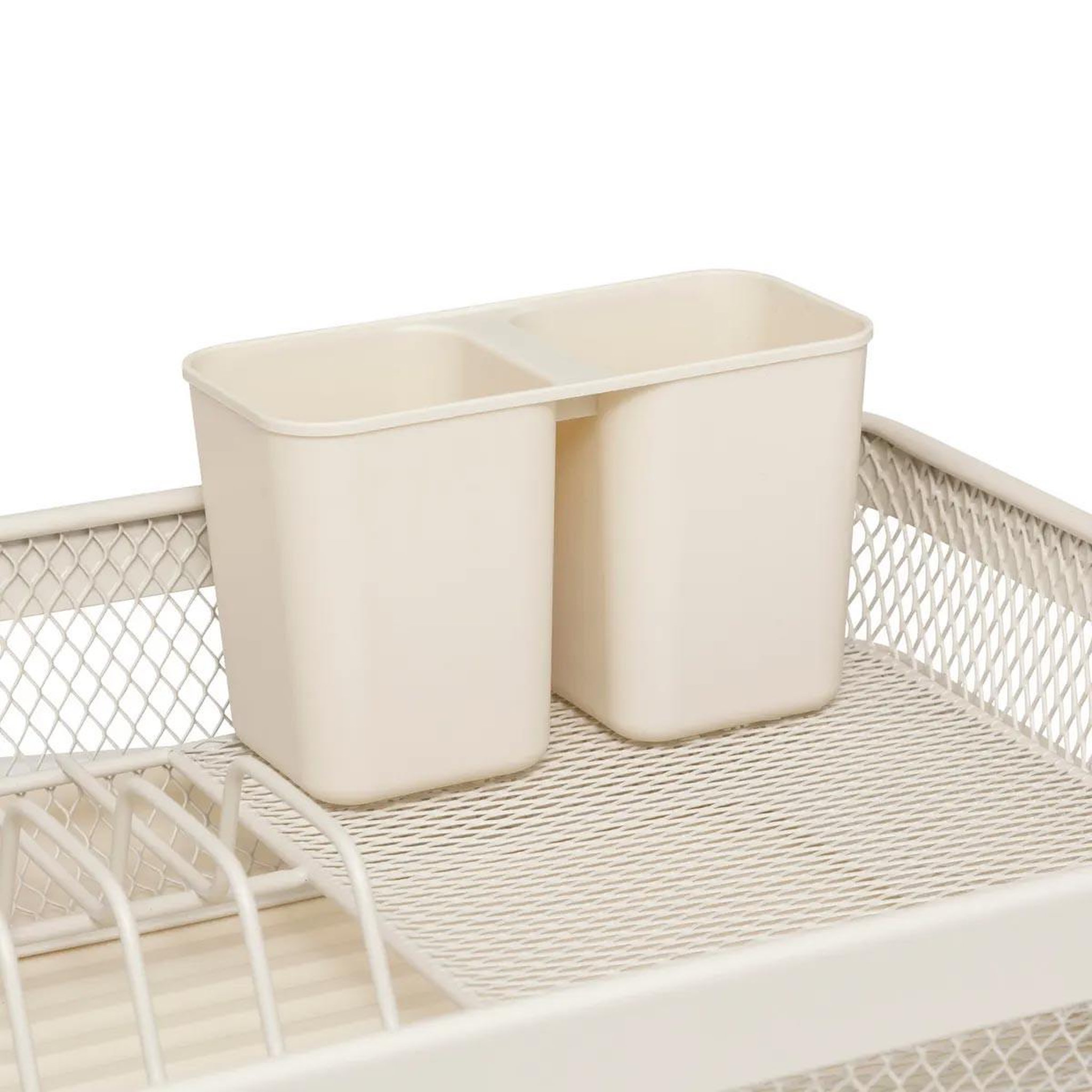 Voir la diapositive 4 : FIVE Égouttoir à vaisselle en métal  mayaj  43cm beige