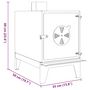 Voir la diapositive 6 : VIDAXL Rechaud de camping 35x50x60 cm acier corten