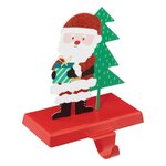 ATMOSPHERA Porte chaussette de Noël Père Noël - Rouge