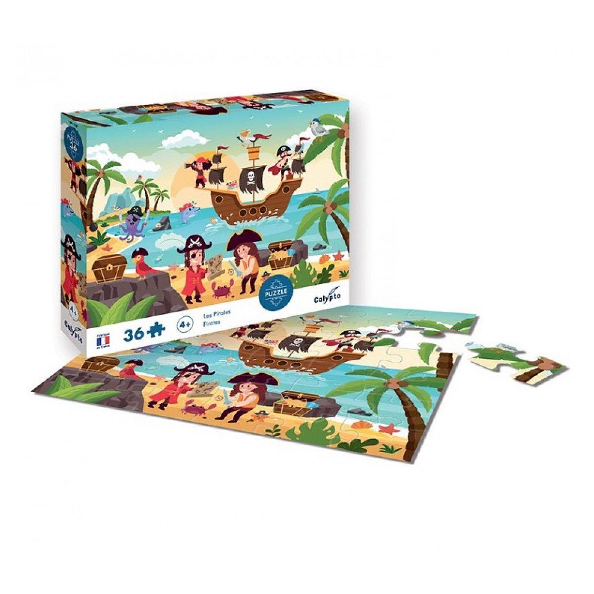 Voir la diapositive 2 : Sentosphere Puzzle 36 p - les pirates