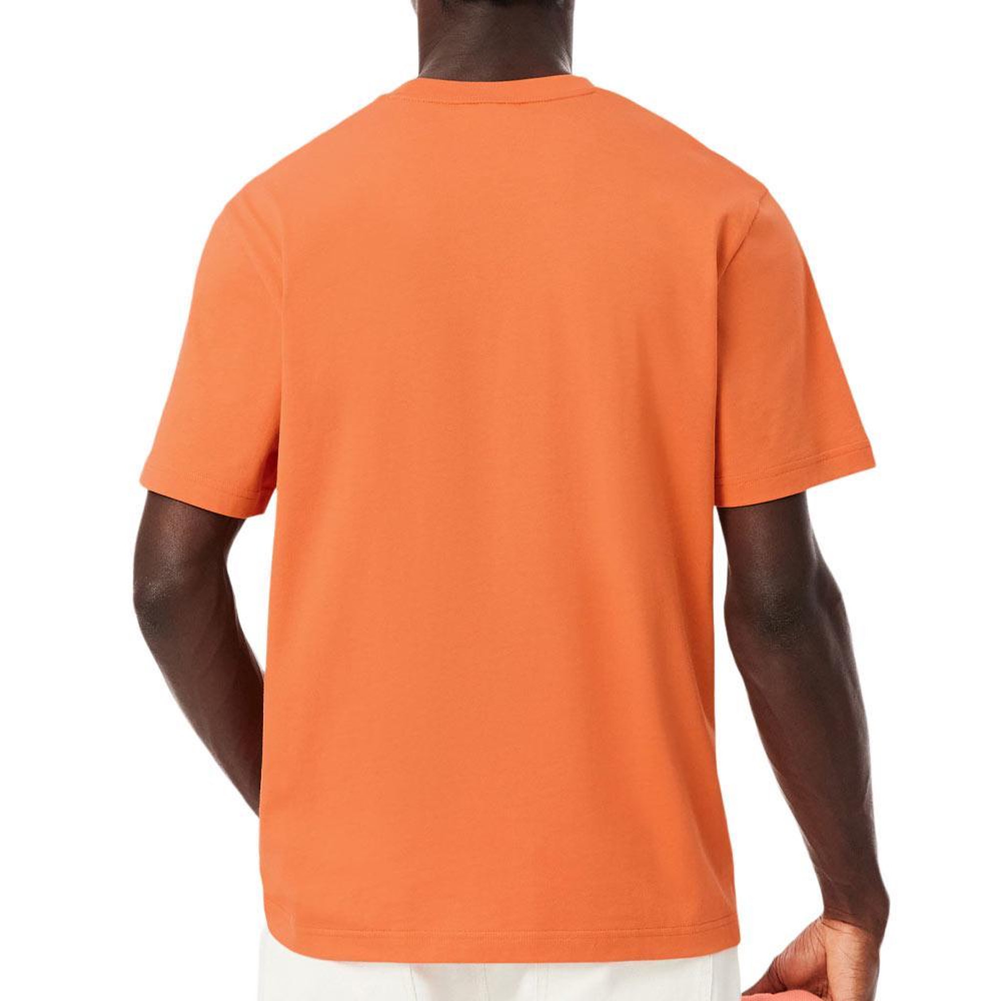 Voir la diapositive 2 : Lacoste T-Shirt Orange Homme Lacoste Essentiel