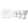 Voir la diapositive 2 : Philips Pack HUE Kit de démarrage GU10x3+télecommande