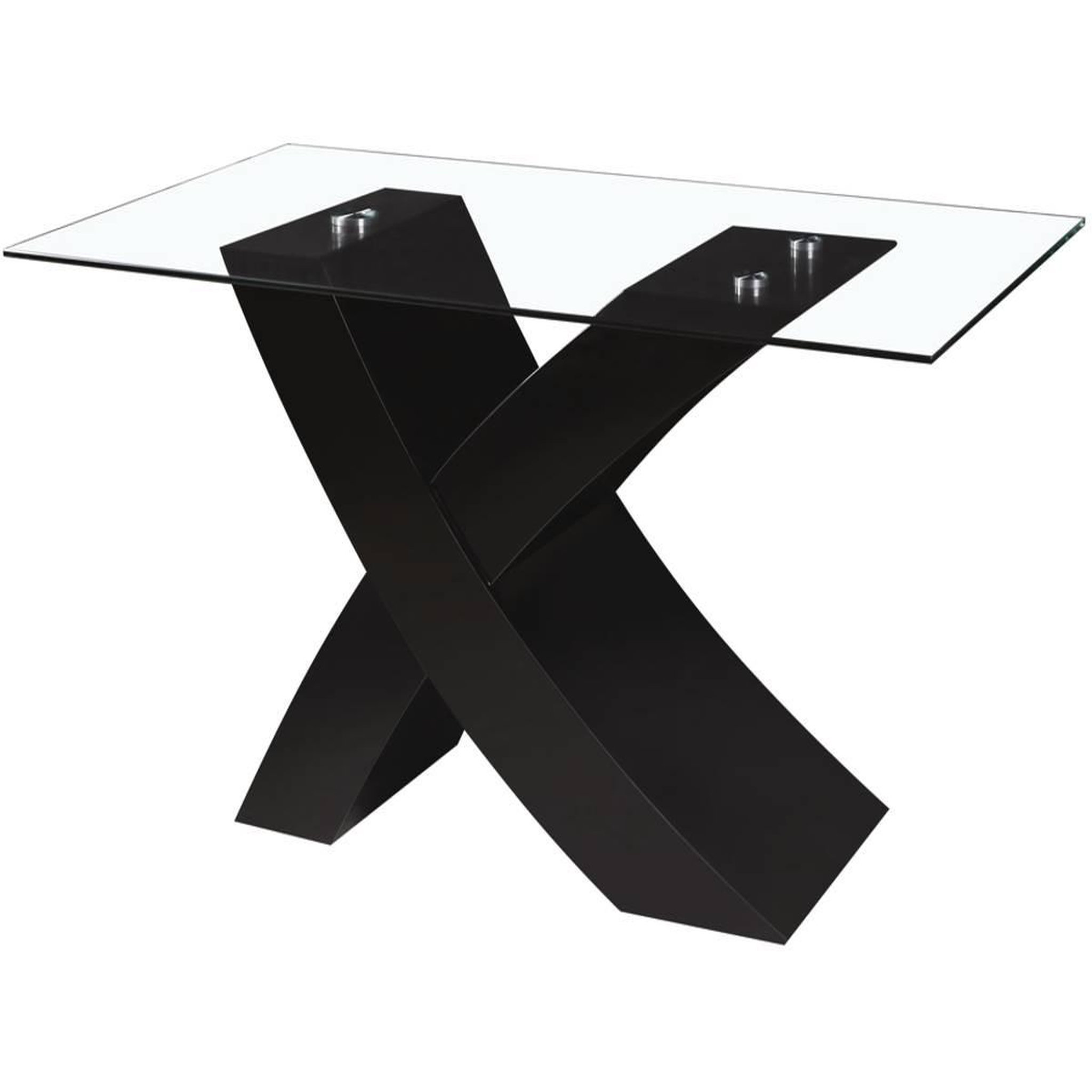 Voir la diapositive 2 : Habitat et Jardin Table repas  Mona  - 150 x 90 x 74 cm - Noir