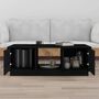Voir la diapositive 3 : VIDAXL Table basse Noir 100x50x35 cm Bois massif de pin