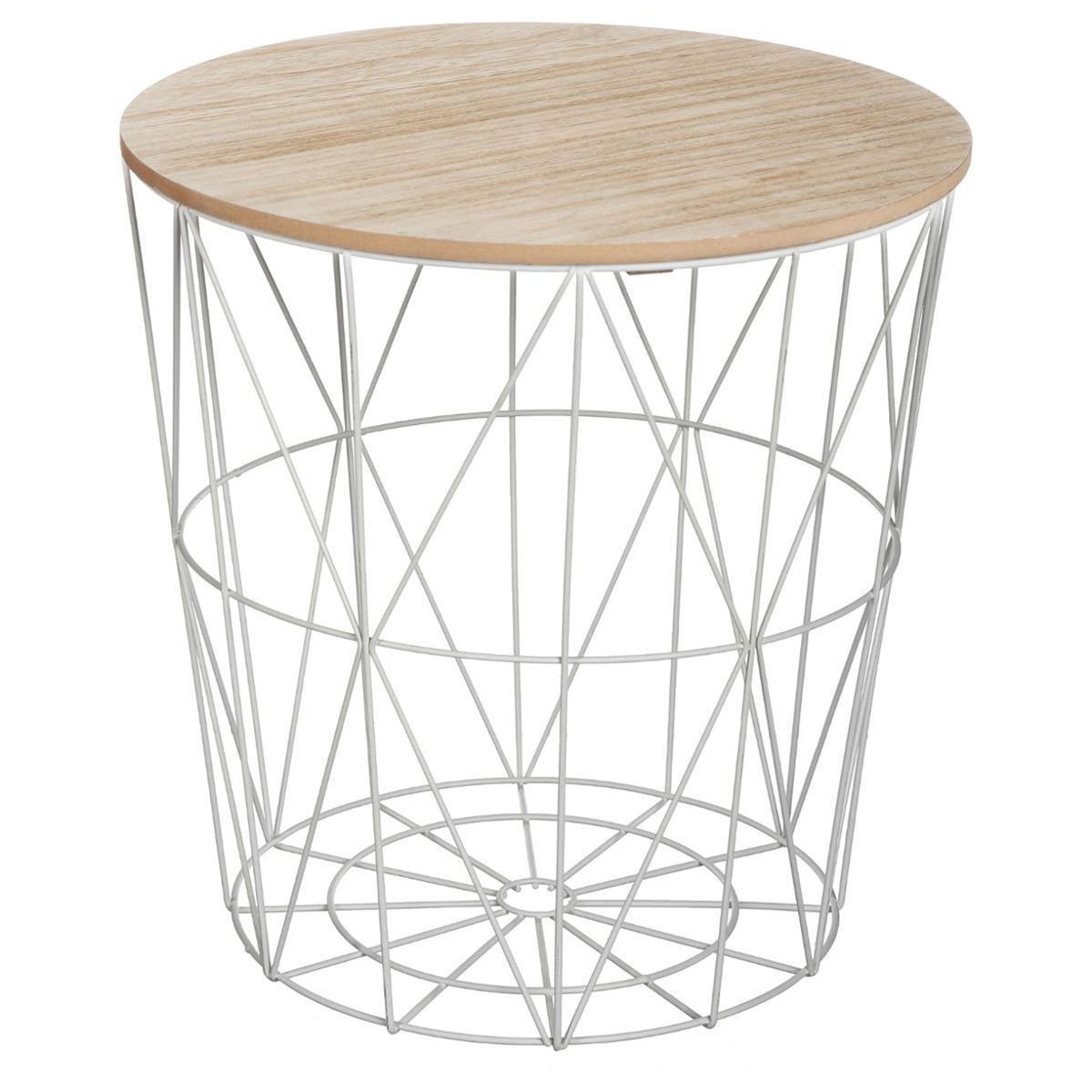 ATMOSPHERA Table d'Appoint Design  Kumi  41cm Gris