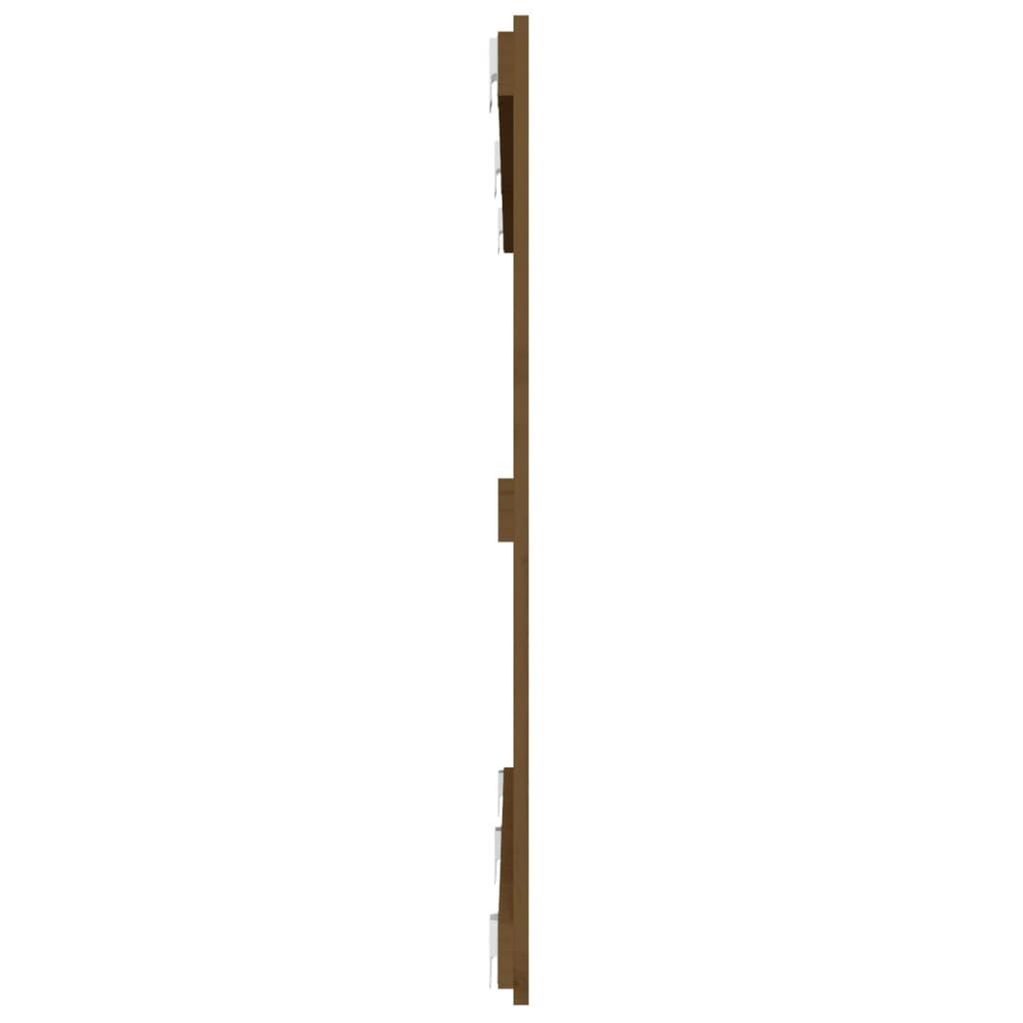 Voir la diapositive 5 : VIDAXL Tete de lit murale Marron miel 147x3x90 cm Bois massif de pin